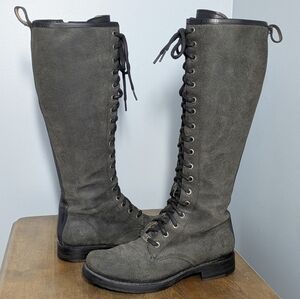 Frye Tall Lace Up Veronica Boot